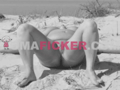 Outdoor Sex am Strand mit der FKK Oma aus Rügen.